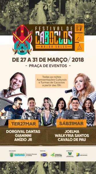 Dorgival Dantas, Giannini Alencar e Anízio Jr. - Festival de Caboclos