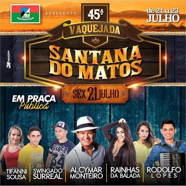 Alcymar Monteiro, Tifanni Souza, Swingado Surreal, Rainhas da Balada e Rodolfo Lopes