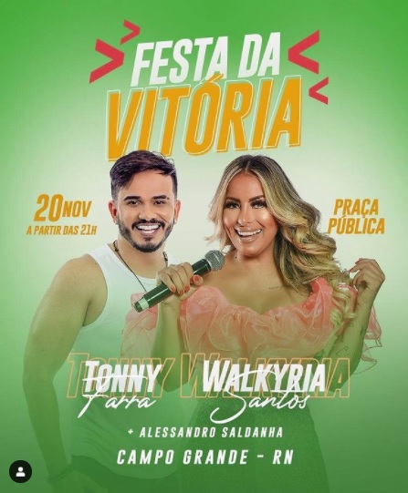 Tonny Farra e Walkyria Santos - Festa da Vitória