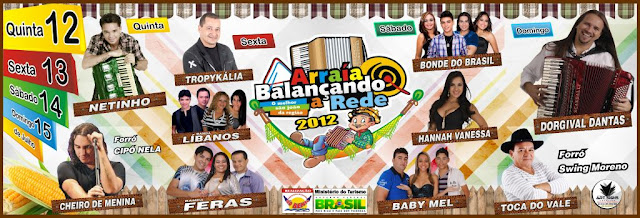 Tropykália, Líbanos e Feras - Arraiá Balançando a Rede