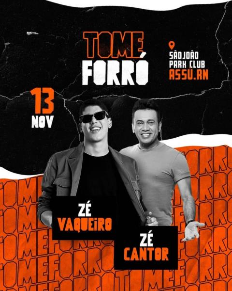 Zé Vaqueiro e Zé Cantor - Tome Forró