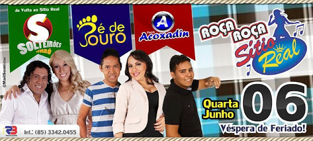 Solteirões do Forró, Pé de Ouro e Forró do Acoxadin