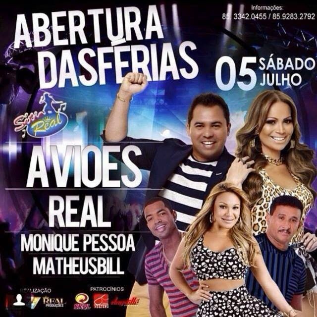 Aviões do Forró, Forró Real e Monique Pessoa