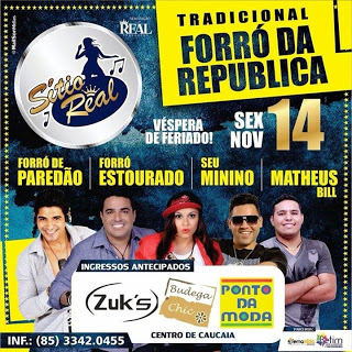 Forró de Paredão, Forró Estourado, Seu Minino e Matheus Bill - Forró da Republica