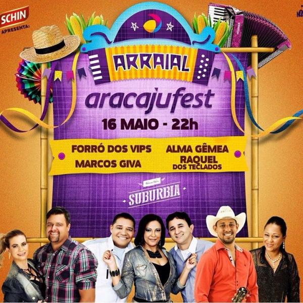 Forró dos Vips, Alma Gêmea, Marcos Giva e Raquel dos Teclados - Arraial Aracajufest