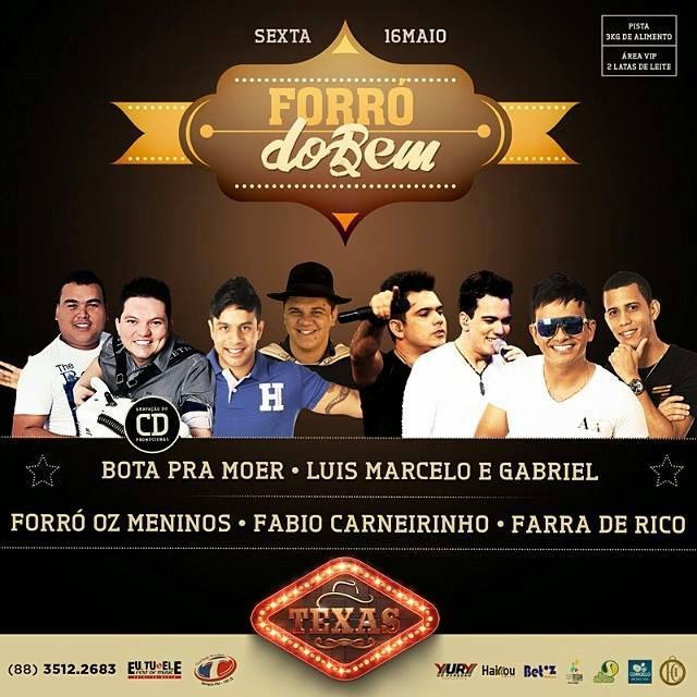 Bota pra Moer, Luis Marcelo & Gabriel, Forró Oz Meninos, Fabio Carneirinho e Farra de Rico - Forró do Bem