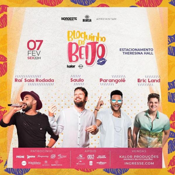 Raí Saia Rodada, Saulo, Parangolé e Ericl Land - Bloquinho do Beijo