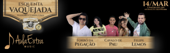 Forró da Pegação, Cavalo de Pau e Felipe Lemos