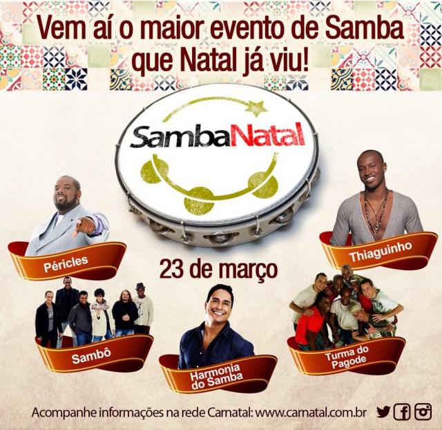Péricles, Thiaguinho, Sambô, Harmonia do Samba e Turma do Pagode - SambaNatal