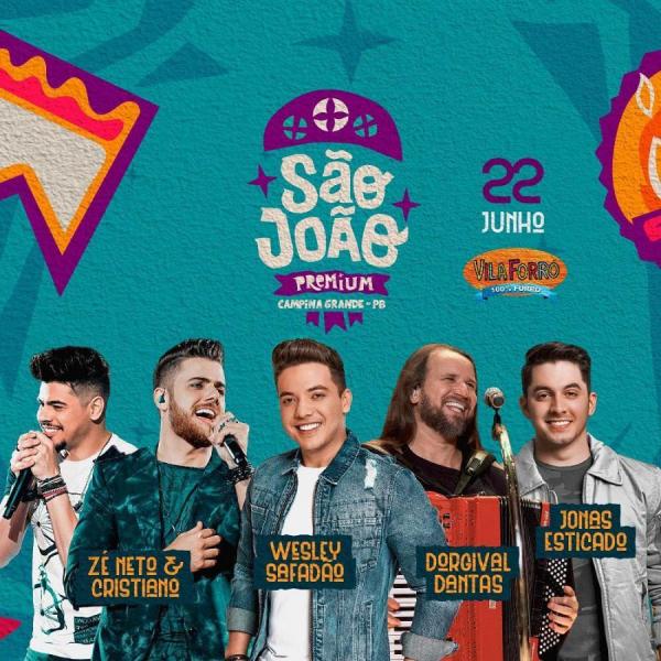 Wesley Safadão, Zé Neto & Cristiano, Jonas Esticado e Dorgival Dantas