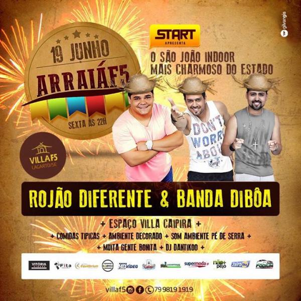 Rojão Diferente e Banda Dibôa - Arraiá F5