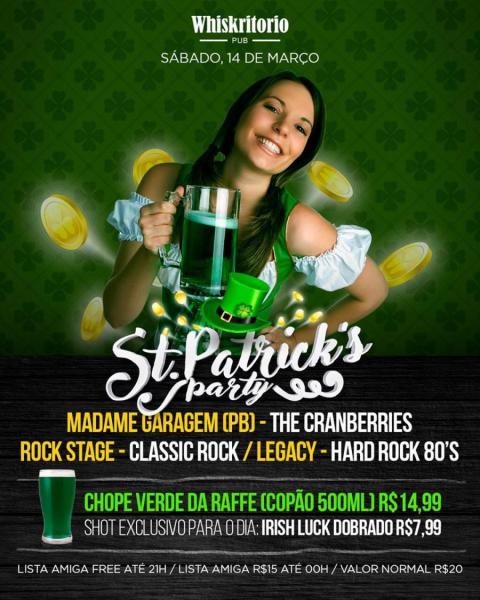 Madame Garage, Rock Stage e Legacy - St. Patrick´s Party