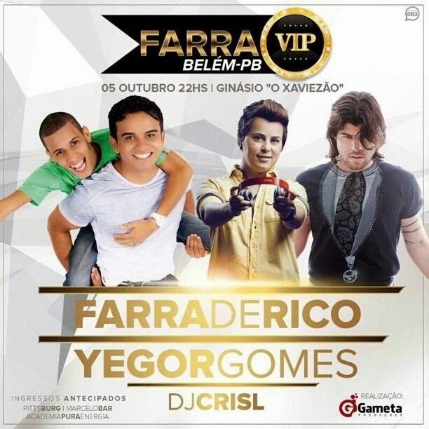Farra de Rico e Yegor Gomes - Farra VIP