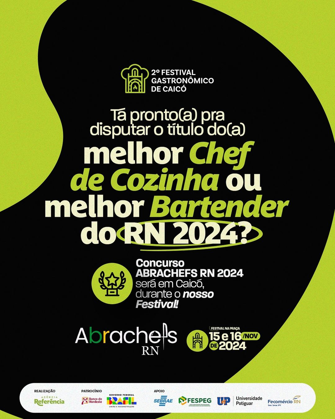ABRACHEFS realizará concurso do melhor Chef de Cozinha e melhor Bartender